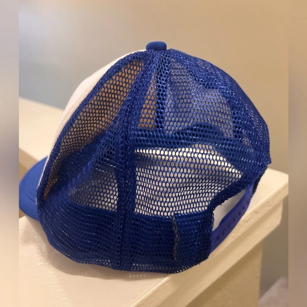 Fremont Blue and White Trucker Hat - Retro inspired